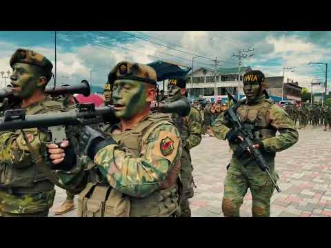 Desfile Militar Ecuatoriano “ Los Iwias de Shell, demonios de la selva, orgullo de Ecuador