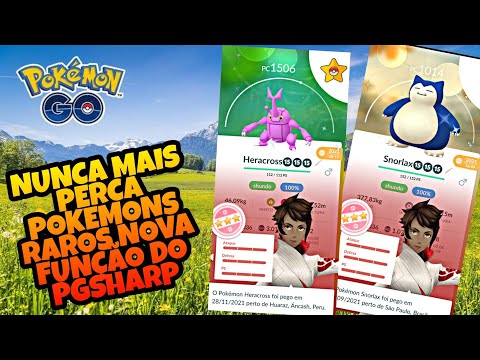 Nunca Mais Perca Aquele Pokémon 100% e Aquele Shiny Raro Nova ferramenta do PgsHarp - Pokémon go