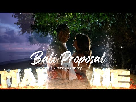Romantic Beach Proposal in Bali "Anthony & Shierley" #baliproposal