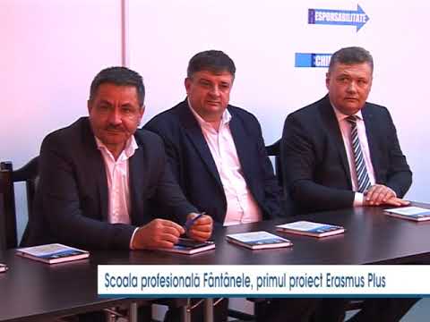 Scoala profesionala Fantanele, primul proiect Erasmus+