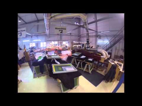 Hi5 Textildruck - Produktion Siebdruck Rundgang