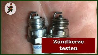 Zündkerze testen bei einer Kettensäge