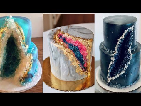 Geode cake designs