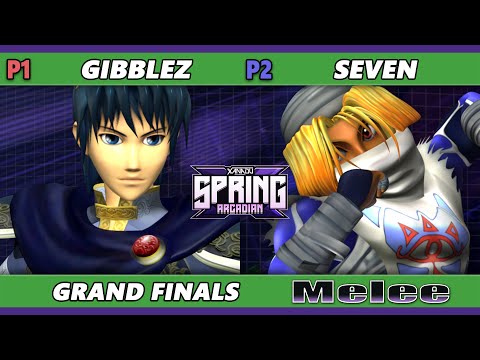 Xanadu Spring Arcadian GRAND FINALS - Gibblez (Marth) Vs. Seven [L] (Sheik) Smash Melee - SSBM