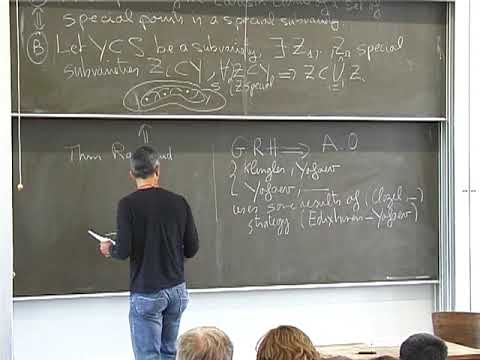 The André Oort conjecture and Manin Mumford (E. Ullmo)