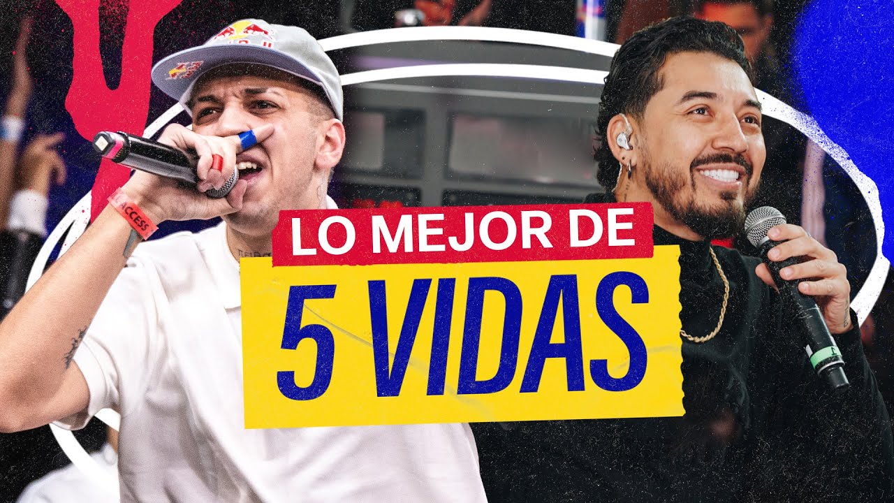 LOS MEJORES MOMENTOS, RIMAS Y PUNCHLINES DE 5 VIDAS | Red Bull Batalla