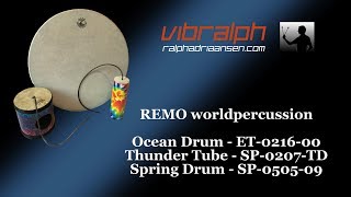 Video thumbnail for REMO - Ocean Drum / Thunder Tube / Spring Drum by Vibralph