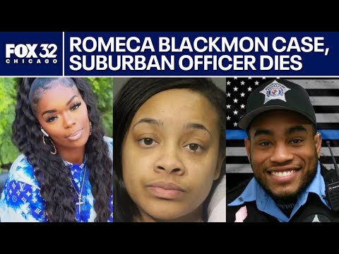 Romeca Blackmon murder latest, suburban cop killed in line of duty dies | FOX 32 Noon News