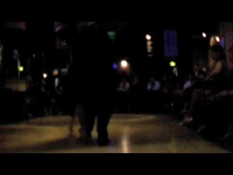  Fabian Peralta  and  Virginia Pandolfi  are  dancing  to  the  tango  "  Tus Palebras Y La Noche  "