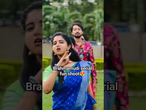 BRAHMAMUDI💛serial fun shoot #telugu #serials zee telugu star maa #songs #music #viral