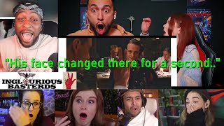 "This fu**ing guy!" | Nazi Pub gunfight INGLOURIOUS BASTERDS | TOP First time reactions | Bar scene