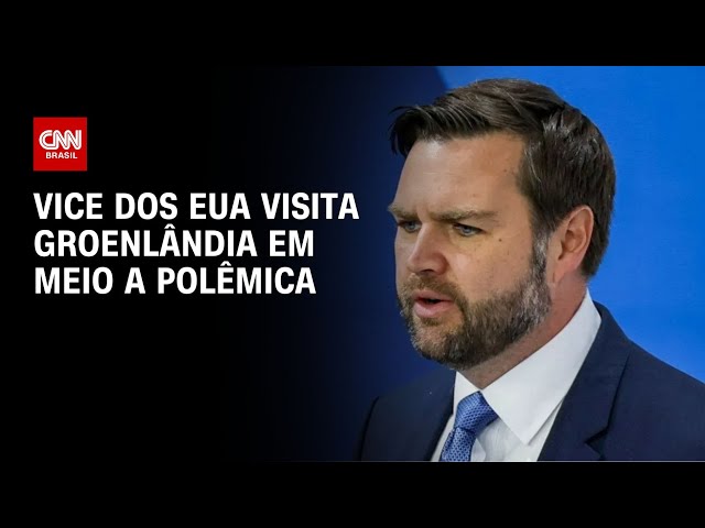 JD Vance viaja à Groenlândia em meio a ameaças de anexação de Trump | CNN NOVO DIA