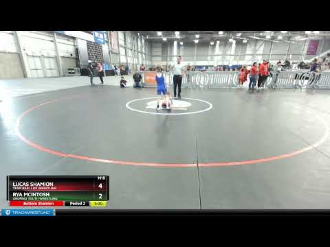 55-55 Lbs Round 2 - Lucas Shamion, Team Real Life Wrestling Vs Rya McIntosh, Orofino Youth Wrestli