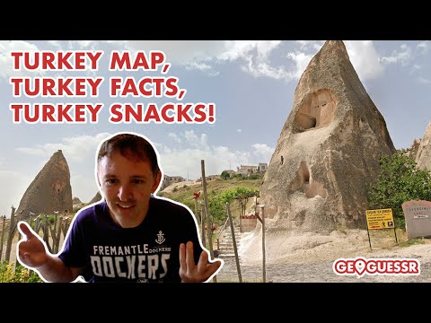 Playing the Turkey map, telling Turkish facts and eating Turkish snacks on GeoGuessr