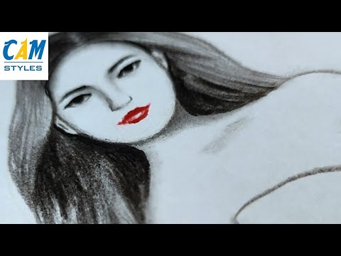Beautiful Girl Drawing​ / Pencil Drawing