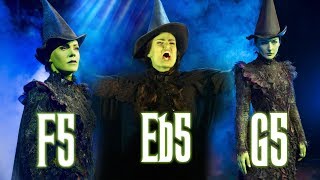Elphaba's Different Defying Gravity Battle Cry (End Riff)