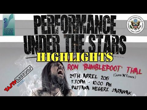 Ron "Bumblefoot" Thal in Kuching, Sarawak | Music Under The Stars | Jerry Kamit | 2015