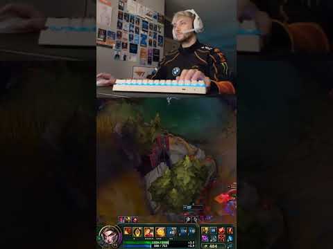 Rekkles reacts to Baus Vi damage 🤯 #baus #rekkles #losratones #leagueoflegends #vi #lol #scrims