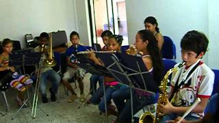 preview picture of video 'Ensayo de Primus. Banda - Escuela de música La Gloria'