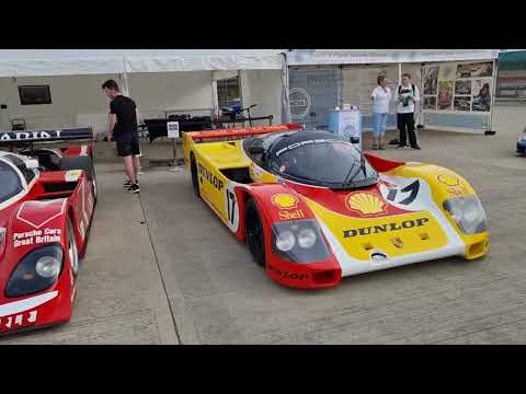 Group C sports cars at Silverstone Classic
