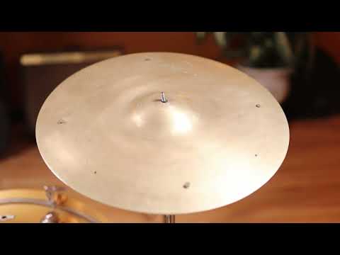 16" Zanchi F&F Vibra Crash Ride Cymbal w/ Rivets 1302g *Video Demo* image 8