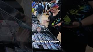 Mom and Brother Help Their Little Sister Find Rare Pokémon Cards Vendor POV #shorts #pokemon #viral