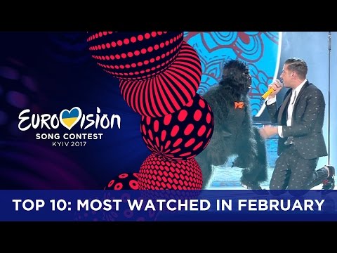 TOP 10: Most watched in February 2017 - Eurovision Song Contest