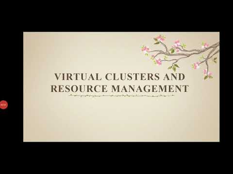 virtual clusters and resource management
