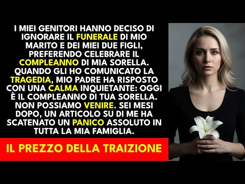I miei genitori hanno saltato il funerale della mia famiglia per la festa di mia sorella, poi sono
