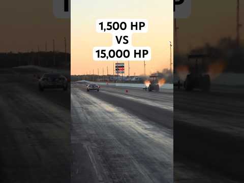 Cleetus’s corvette vs. top fuel dragster