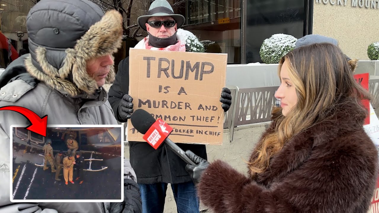 Calgary activists protest Trump’s actions in Venezuela while Venezuelans celebrate