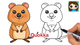 How to Draw a Quokka