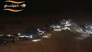 موقع حادث البحر الميت المشؤوم، الذي راح ضحيته 18 شخصا.