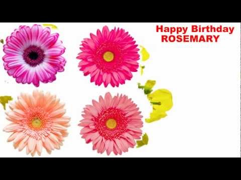 Rosemary - flowers - Happy Birthday