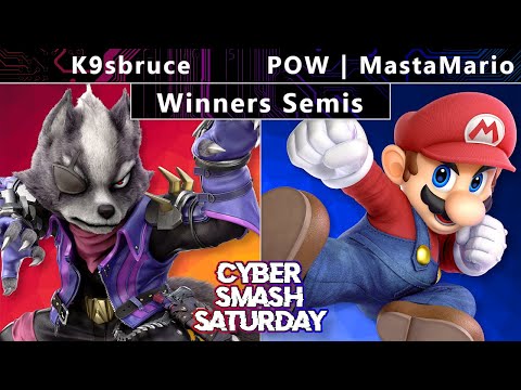 CSS 1 - K9sbruce (Wolf) vs. POW | MastaMario (Mario) Winners Semi-Final