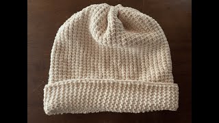How to crochet a hat using Tunisian Crochet