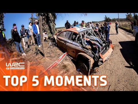 Top 5 Moments | WRC Rally Chile Bio Bío 2023