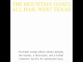 blues in dallas - the mountain goats