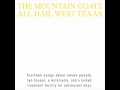 blues in dallas - the mountain goats 