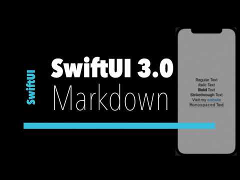 SwiftUI: Format text with Markdown