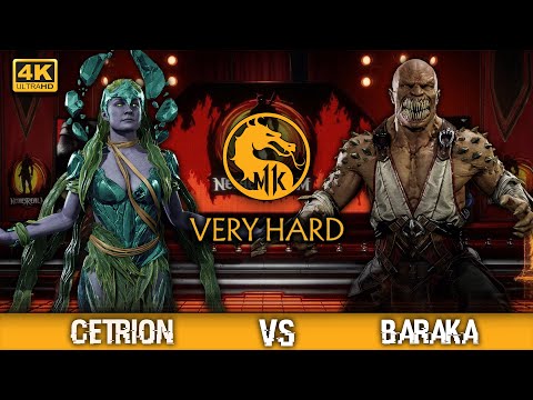 MORTAL KOMBAT 11 - Cetrion vs Baraka (Very Hard)
