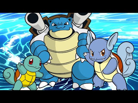 TURTLE POWER: Squirtle, Wartortle, & Blastoise