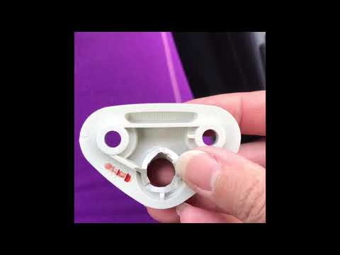 Fix broken Subaru sun visor anchor/mount