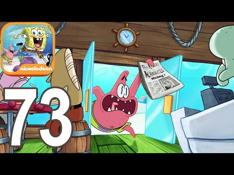 SpongeBob Patty Pursuit - The Case of the Missing SPONGE - Walkthrough Video Part 73 (iOS)