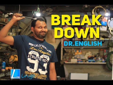 Phrasal verb 2: Car Break Down Conversation by Dr. English at workshop Lingo School of Languages