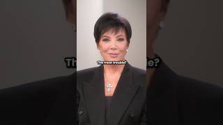 Kris Jenner reveals the trouble maker in Kardashians😂#kardashian #kimkardashian #kyliejenner #shorts