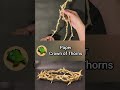 Crown of Thorns - Easy Paper Craft #crownorigami #crownofthorns #bibleorigami