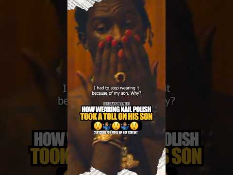 Young Thug opens up on WEARING NAIL POLISH 💅🏾😲🤷🏽‍♂️💯#youngthug #hiphop #rap