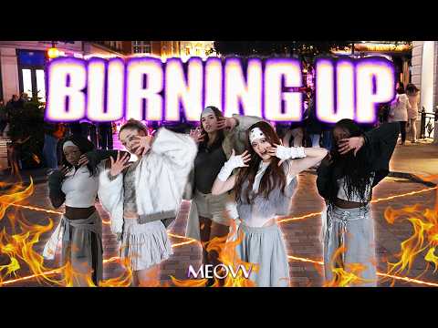 [KPOP IN PUBLIC | 4K] MEOVV(미야오) – BURNING UP | Dance Cover in LONDON | Covent Garden