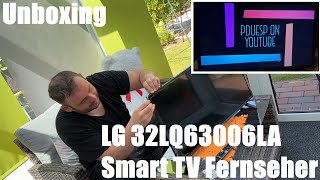 LG 32LQ63006LA Smart TV Fernseher Unboxing - Overview (Inhalt & Zubehör) - Erster Eindruck